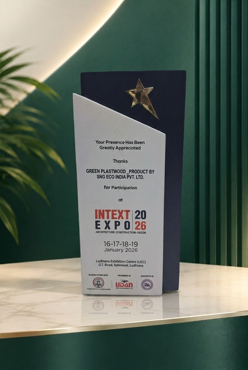 Intext Expo 2026 appreciation award for Green Plastwood