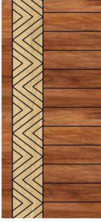 WPC digital print door design SGD-037