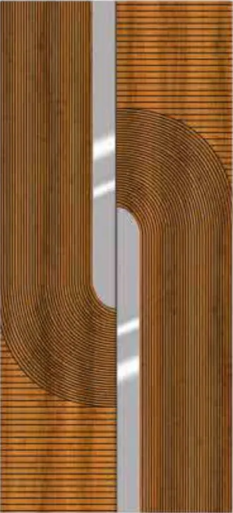 WPC digital print door design SGD-052