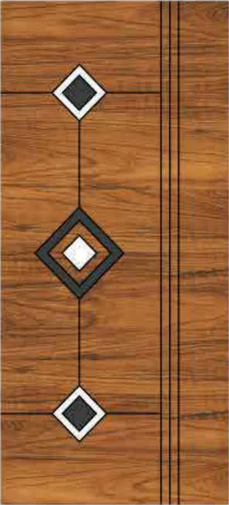WPC digital print door design SGD-106