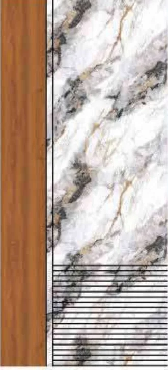 WPC digital print door design SGD-132