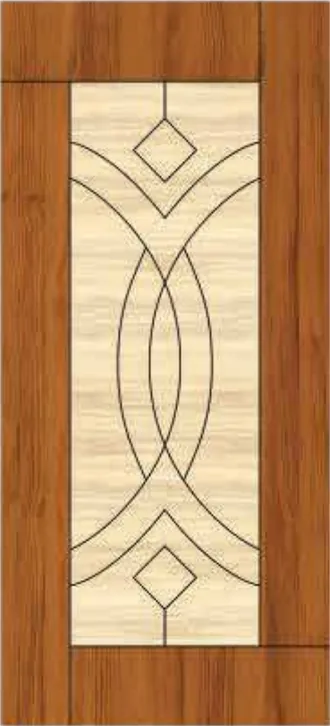 WPC digital print door design SGD-146