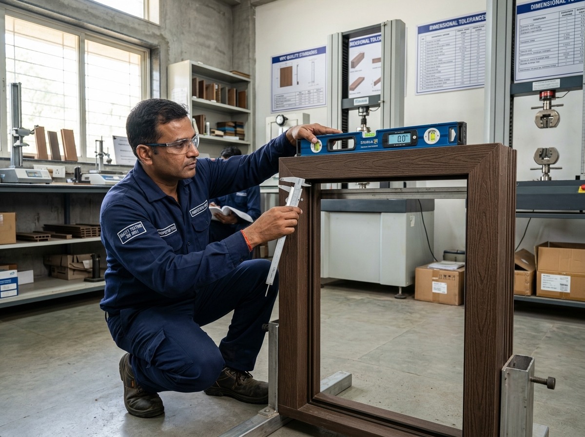 Quality inspection of WPC profile