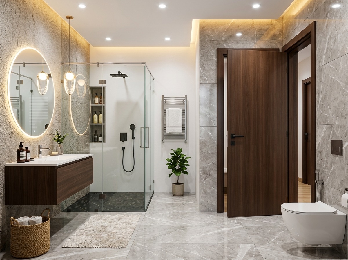 WPC vs wood vs plywood: which door frame for bathrooms?